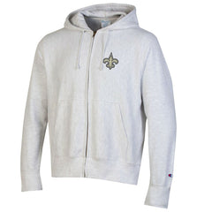 New Orleans Saints Champion Reverse Weave Full-Zip Hoodie Gray