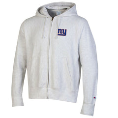 New York Giants Champion Reverse Weave Full-Zip Hoodie Gray