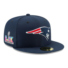 New England Patriots New Era Super Bowl LX Side Patch 59FIFTY Fitted Hat Navy