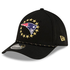 New England Patriots New Era Super Bowl LX 39THIRTY M-Crown Rope Flex Hat Black