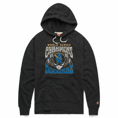 Los Angeles Dodgers Homage 2026 Gold Collection Grateful Dead Hoodie - Charcoal - MLB on Sale