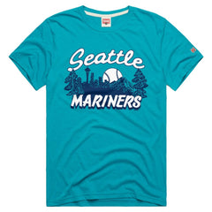Seattle Mariners Homage Tri-Blend Hyperlocal T-Shirt - Teal - MLB Lifestyle