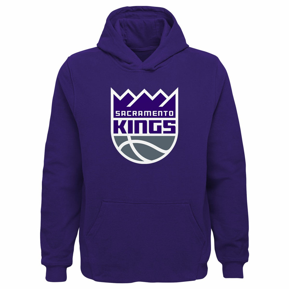 Sacramento Kings Outerstuff Youth Primary Logo Pullover Hoodie Purple