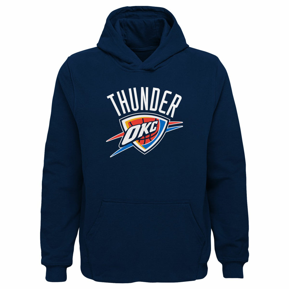 Oklahoma City Thunder Outerstuff Youth Primary Logo Pullover Hoodie Navy