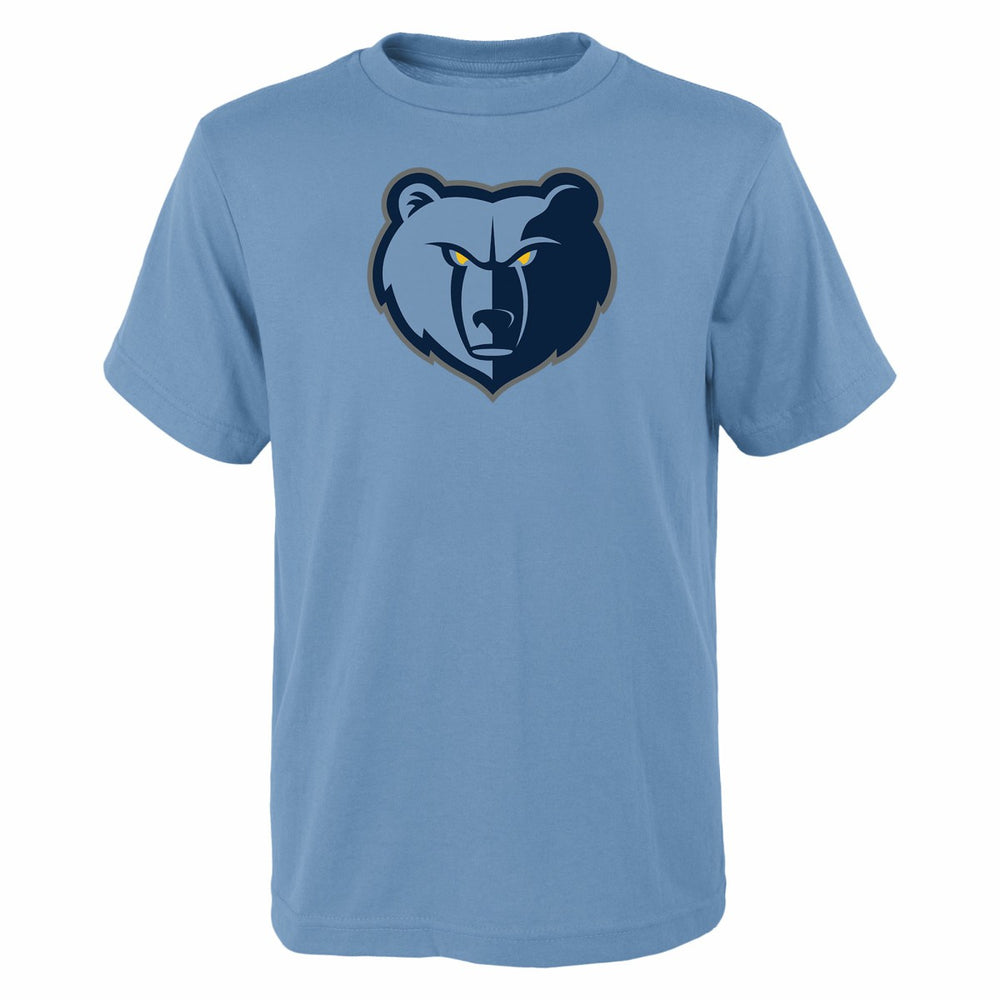 Memphis Grizzlies Outerstuff Youth Primary Logo T-Shirt Light Blue