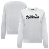 Utah Mammoth Levelwear Women's Yvette Big Script Tri-Blend Sweatshirt - White - NHL 203809135