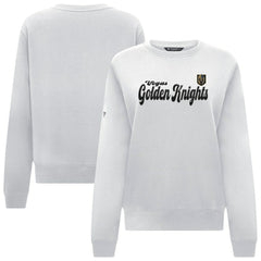 Vegas Golden Knights Levelwear Women's Yvette Big Script Tri-Blend Sweatshirt - White - NHL 203809137
