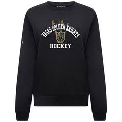 Vegas Golden Knights Levelwear Women's Yvette Limelight Big Letter Sweatshirt - Black - NHL 203809177