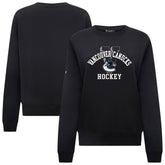 Vancouver Canucks Levelwear Women's Yvette Limelight Big Letter Sweatshirt - Black - NHL 203809184