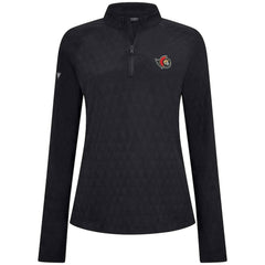 Ottawa Senators Levelwear Women's Spike Raglan Quarter-Zip Top - Black - NHL 203809205