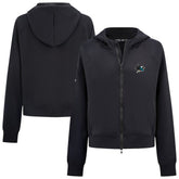 San Jose Sharks Levelwear Women's Judd Raglan Full-Zip Hoodie - Black - NHL 203809232