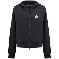 Toronto Maple Leafs Levelwear Women's Judd Raglan Full-Zip Hoodie - Black - NHL 203809238