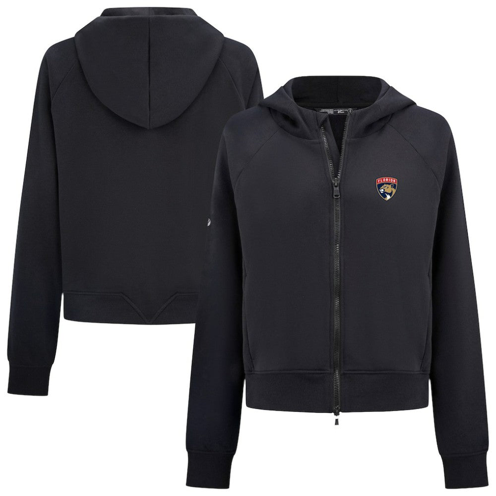 Florida Panthers Levelwear Women's Judd Raglan Full-Zip Hoodie - Black - NHL 203809239