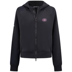Montreal Canadiens Levelwear Women's Judd Raglan Full-Zip Hoodie - Black - NHL 203809250