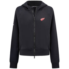 Detroit Red Wings Levelwear Women's Judd Raglan Full-Zip Hoodie - Black - NHL 203809253