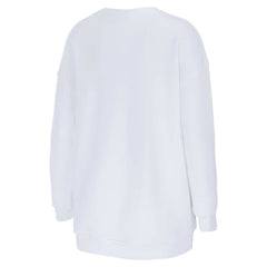 New England Patriots vs. Seattle Seahawks WEAR by Erin Andrews Women's Super Bowl LX Matchup Sweatshirt White