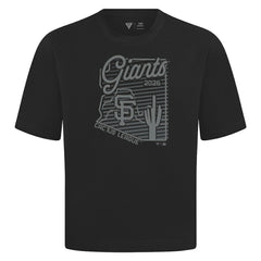 San Francisco Giants Levelwear Sunrise Luxe Signature Knit T-Shirt - Black - MLB on Sale
