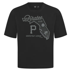 Pittsburgh Pirates Levelwear Sunrise Luxe Signature Knit T-Shirt - Black - MLB Sale