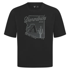 Arizona Diamondbacks Levelwear Sunrise Luxe Signature Knit T-Shirt - Black - MLB Sale