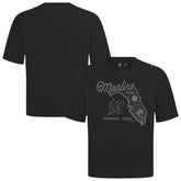 Miami Marlins Levelwear Sunrise Luxe Signature Knit T-Shirt - Black - MLB Discount
