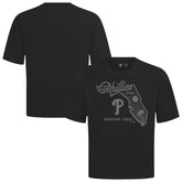 Philadelphia Phillies Levelwear Sunrise Luxe Signature Knit T-Shirt - Black - MLB Online