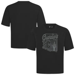 Cleveland Guardians Levelwear Sunrise Luxe Signature Knit T-Shirt - Black - MLB Discount