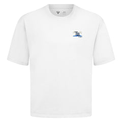 Tampa Bay Rays Levelwear Panoramic Luxe Signature Knit T-Shirt - White - MLB on Sale
