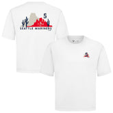 Seattle Mariners Levelwear Panoramic Luxe Signature Knit T-Shirt - White - MLB Online