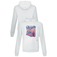 Texas Rangers Levelwear Sunrise Relay Hoodie - White - MLB Discount