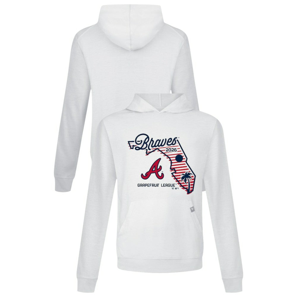 Atlanta Braves Levelwear Sunrise Relay Hoodie - White - MLB on Sale
