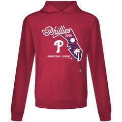 Philadelphia Phillies Levelwear Sunrise Relay Hoodie - Red - MLB Lifestyle