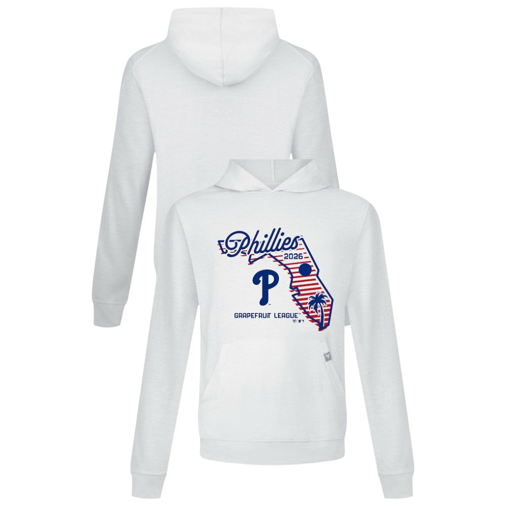 Philadelphia Phillies Levelwear Sunrise Relay Hoodie - White - MLB Sale