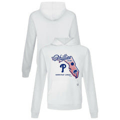 Philadelphia Phillies Levelwear Sunrise Relay Hoodie - White - MLB Sale