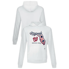 Washington Nationals Levelwear Sunrise Relay Hoodie - White - MLB Discount