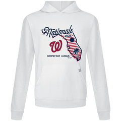 Washington Nationals Levelwear Sunrise Relay Hoodie - White - MLB Discount
