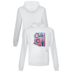 Chicago Cubs Levelwear Sunrise Relay Hoodie - White - MLB Discount