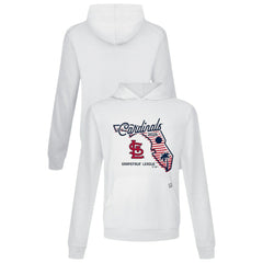 St. Louis Cardinals Levelwear Sunrise Relay Hoodie - White - MLB Sale