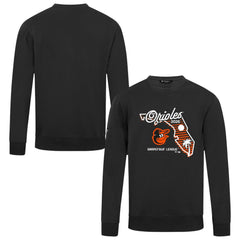 Baltimore Orioles Levelwear Zane Sunrise Sweatshirt - Black - MLB on Sale