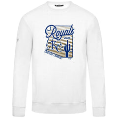 Kansas City Royals Levelwear Zane Sunrise Sweatshirt - White - MLB on Sale