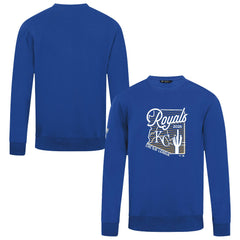 Kansas City Royals Levelwear Zane Sunrise Sweatshirt - Royal - MLB on Sale