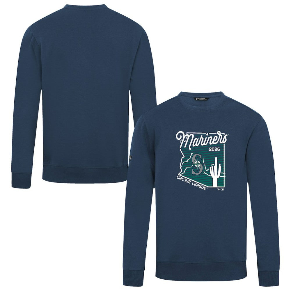 Seattle Mariners Levelwear Zane Sunrise Sweatshirt - Navy - MLB Lifestyle