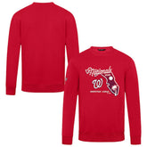 Washington Nationals Levelwear Zane Sunrise Sweatshirt - Red - MLB Sale