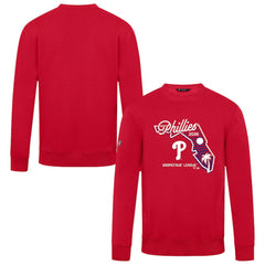 Philadelphia Phillies Levelwear Zane Sunrise Sweatshirt - Red - MLB Online