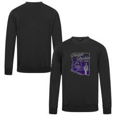 Colorado Rockies Levelwear Zane Sunrise Sweatshirt - Black - MLB Lifestyle