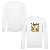 San Diego Padres Levelwear Zane Sunrise Sweatshirt - White - MLB Discount