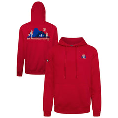 San Francisco Giants Levelwear Panoramic Podium Hoodie - Red - MLB Discount