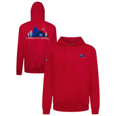 Kansas City Royals Levelwear Panoramic Podium Hoodie - Red - MLB on Sale
