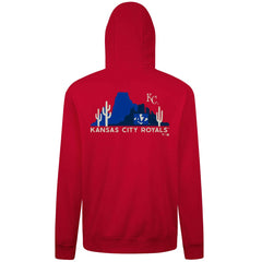 Kansas City Royals Levelwear Panoramic Podium Hoodie - Red - MLB on Sale