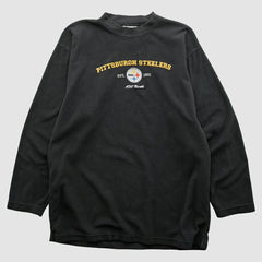 Fanatics Pittsburgh Steelers NFL 2000s Pullover Sweatshirt Black Vintage
