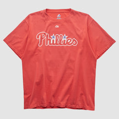 Philadelphia Phillies Majestic 2000s T-shirt - Red - Vintage - Fanatics Discount